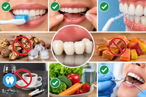 مراقبت های بعد از نصب پروتز ثابت دندان